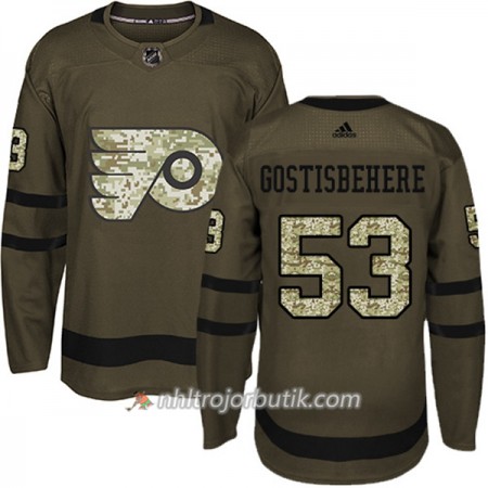 Män Ishockey Philadelphia Flyers Tröja Shayne Gostisbehere 53 Adidas 2017-2018 Camo Grön Authentic Män Ishockey Philadelphia Flyers Tröja Shayne Gostisbehere 53 Adidas 2017-2018 Camo Grön Authentic